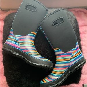 Rainbow Rain boots